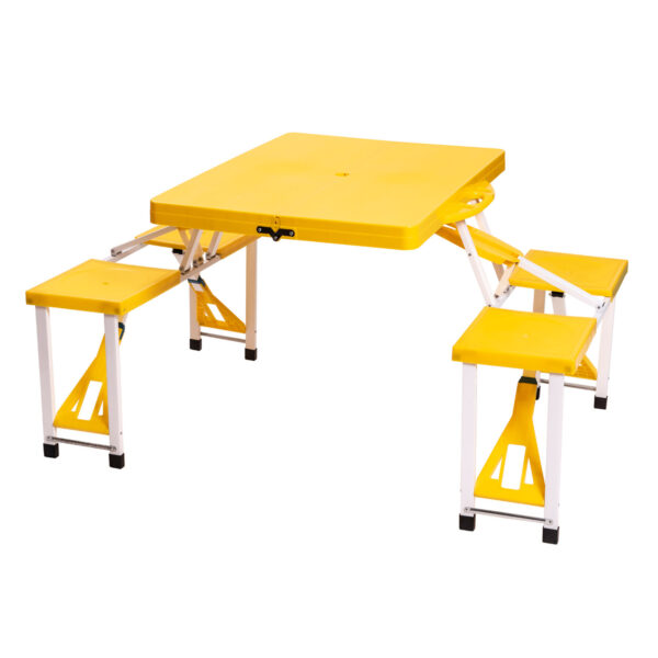 yellow table