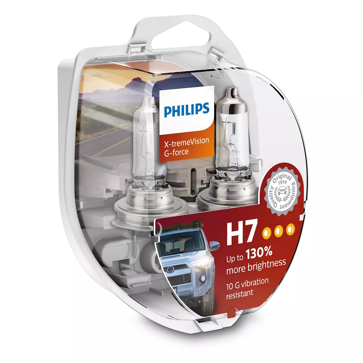 لامپ هالوژن گازی H7 مدل اکستریم ویژن – فیلیپس
