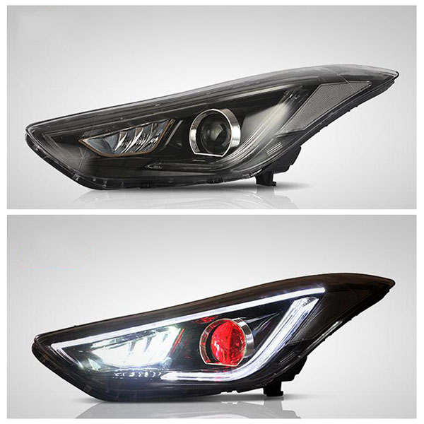 VLAND factory for car Headlight For ELANTRA 2012 2013 2014 2015 Head Lamp and turn signal