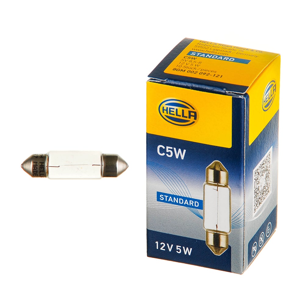 لامپ فشنگی مدادی خودرو C5W هلا – Hella (اصلی)