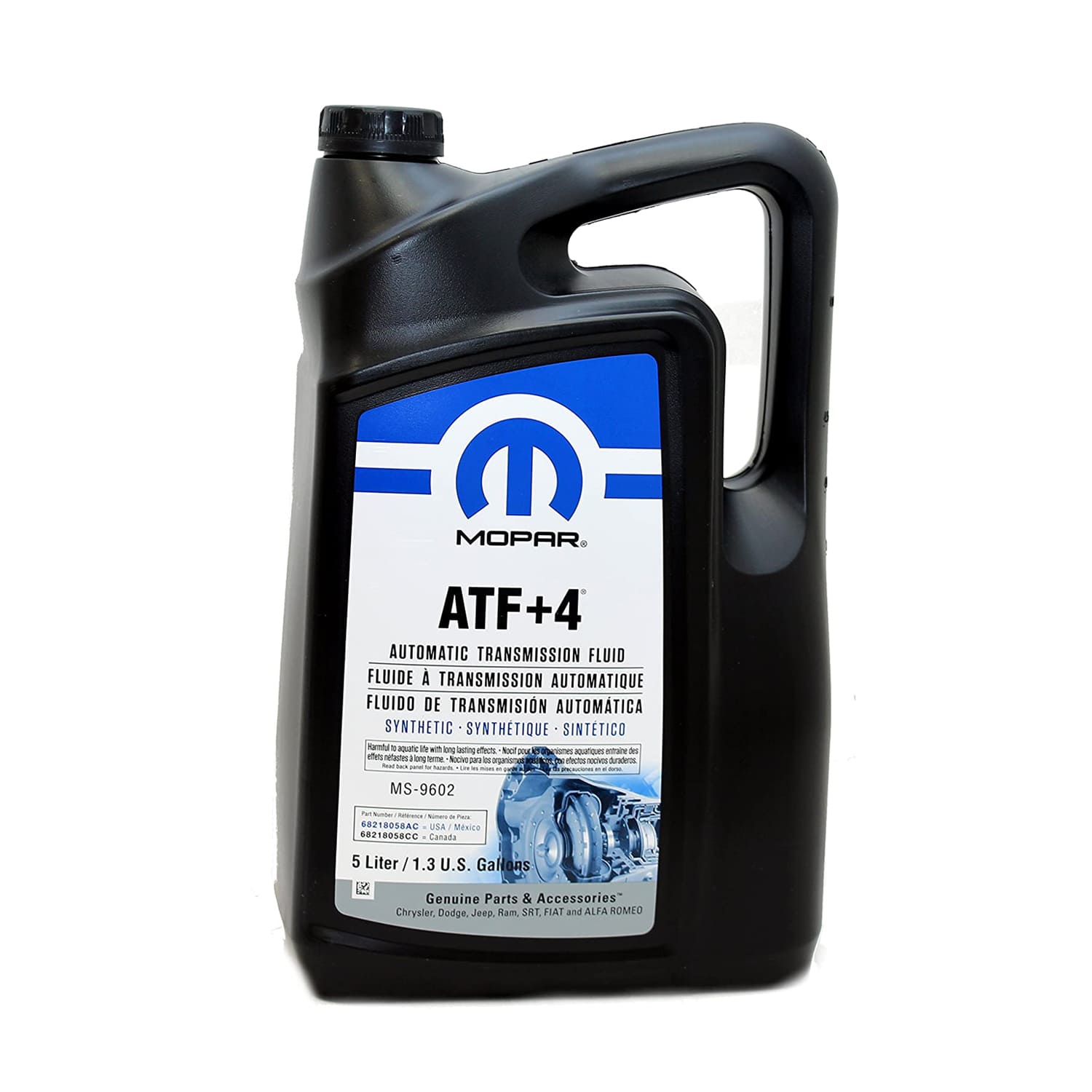 روغن گیربکس ATF +4 موپار – Mopar آمریکا (5 لیتری)