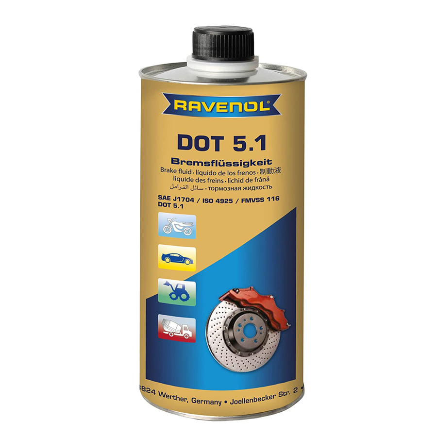 روغن ترمز DOT 4 LV یک لیتری راونول – Ravenol ( آلمان ) (کپی)