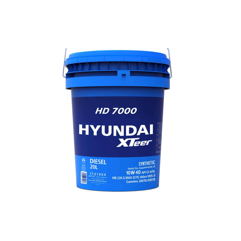 روغن موتور 10W-40 دیزل CI4 برند هیوندای اکستیر – HYUNDAI Xteer  (20 لیتری)