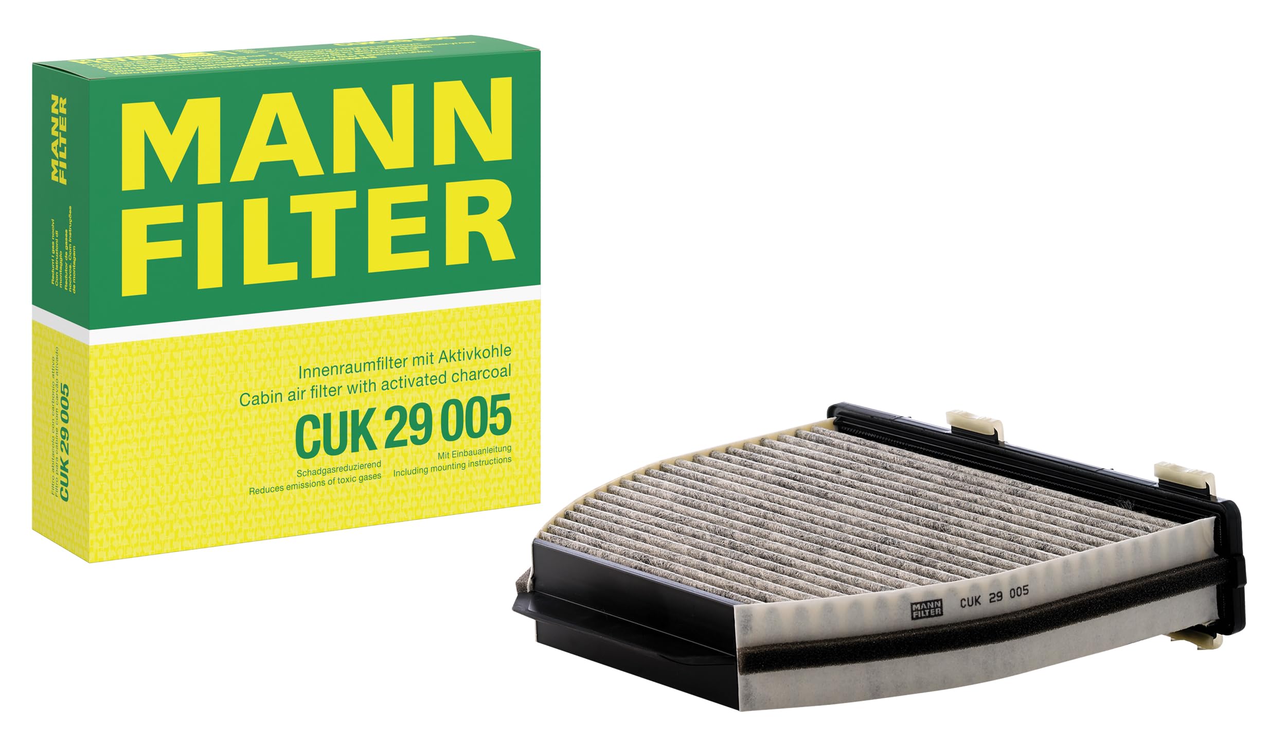 فیلتر کابین بنز C200 مدل 9-2007 برند مان MANN (اصلی)