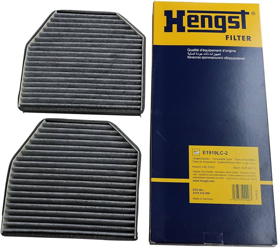 فیلتر کابین بنز SL500 مدل 12-2001 برند هنگست – HENGST (اصلی)